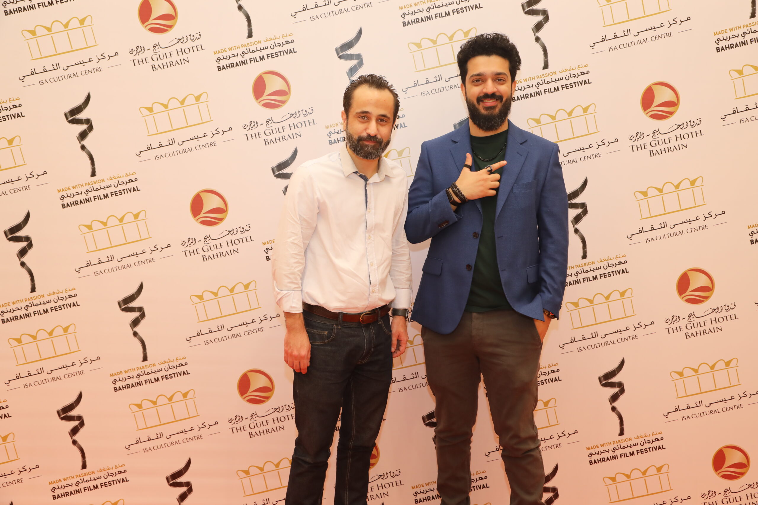 Bahraini Director Loay Tattan AKA cielo with Ammar Zainal المخرج البحريني لؤي التتان سييلو مع عمار زينل